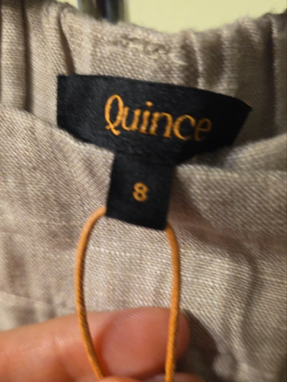 Quince Womens 100% European Linen Pleated Pants size 8